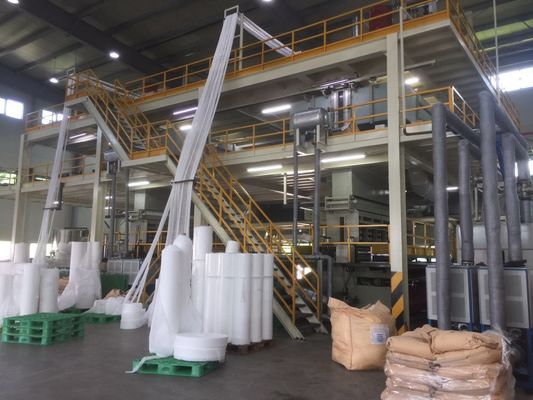 Çin İki Yıl Garantili Iso 1.6-4.2m PP Spunbond Nonwoven Kumaş Makinesi Tedarikçi