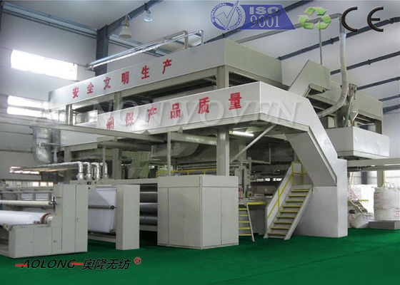 Çin 1600mm SMS PP 400KW Nonwoven Kumaş Operasyonu Suit / Maske için Makinası Tedarikçi