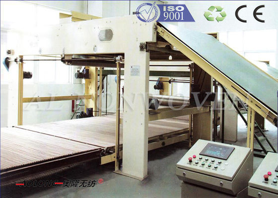 Çin Yapımı Keçe Wasted için Çift Bant Çapraz Lapper Makine 4800mm Tedarikçi